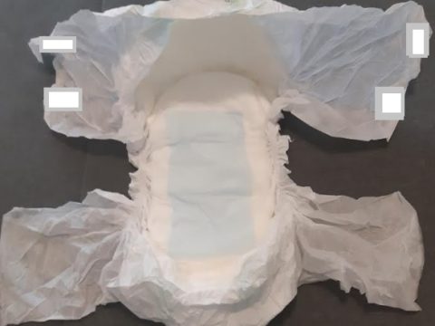 a diaper with tabs