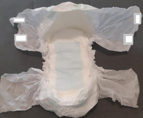a diaper with tabs